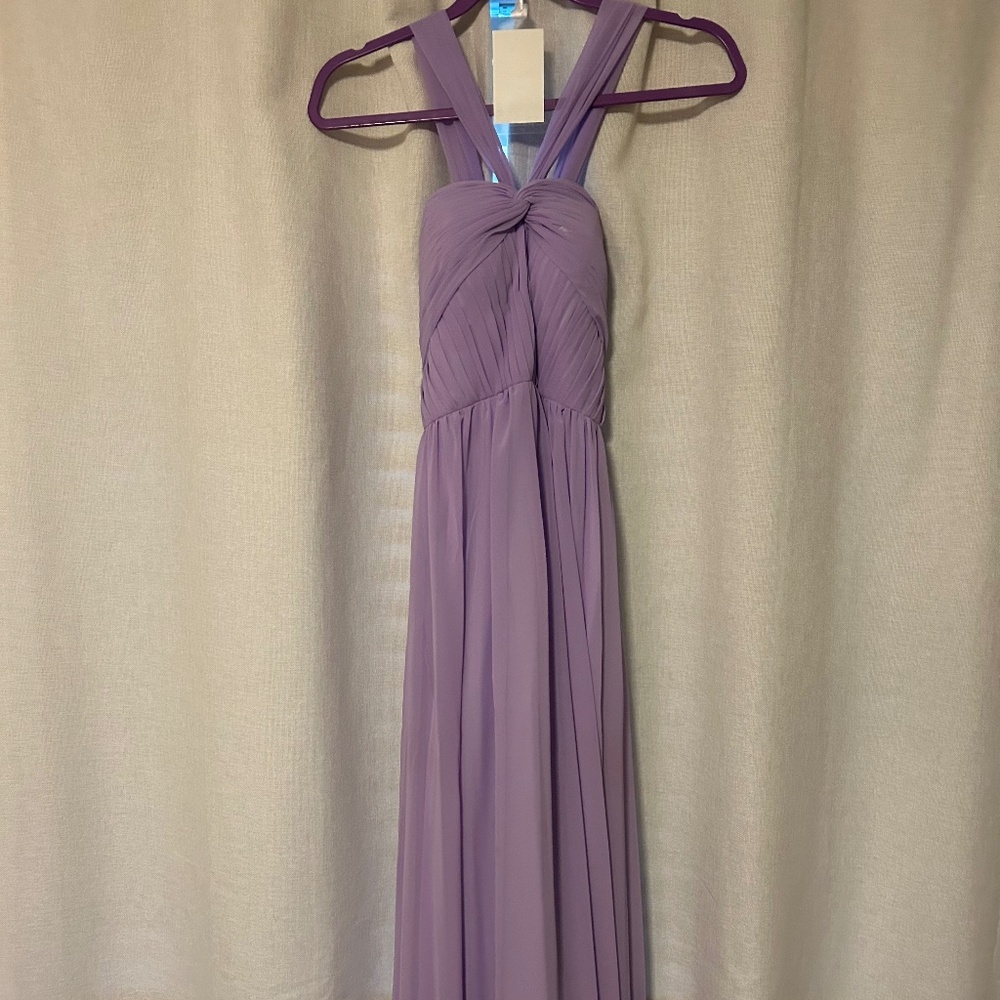 Azazie Lilac Chiffon Dress